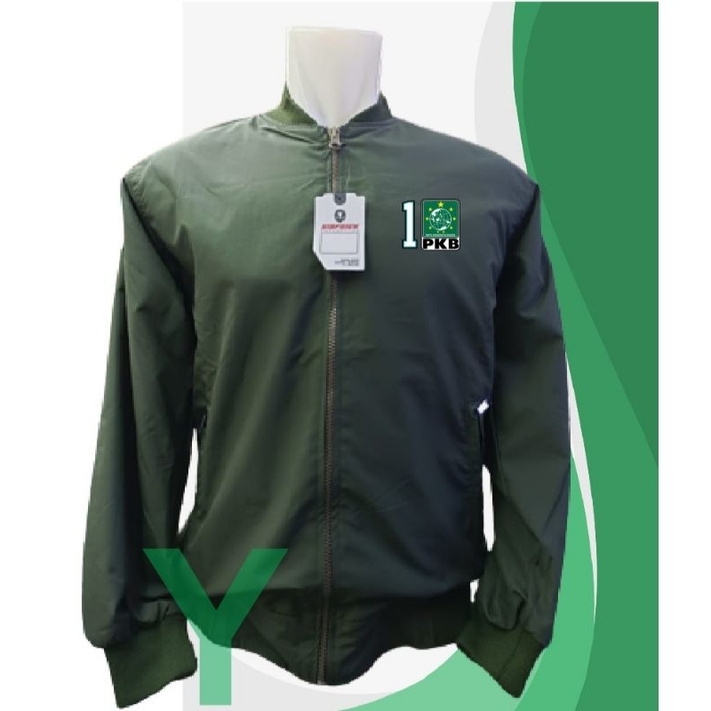 jaket pria dan wanita Jakarta, bomber /bomber hijau PKB