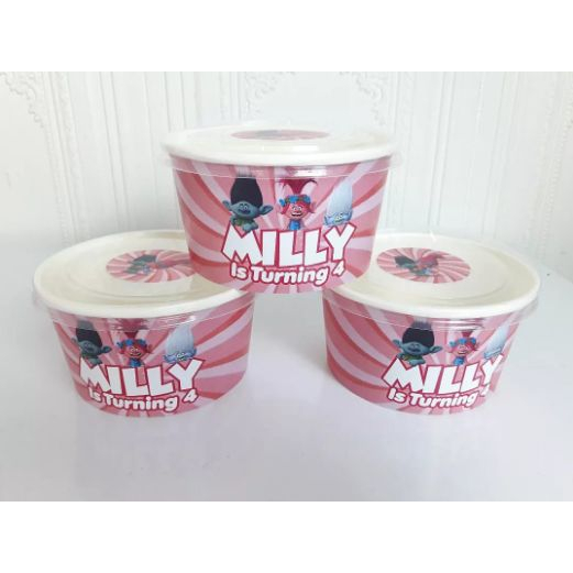 rice bowl trolls / wadah nasi trolls / rice bowl custom trolls / tempat nasi custom trolls