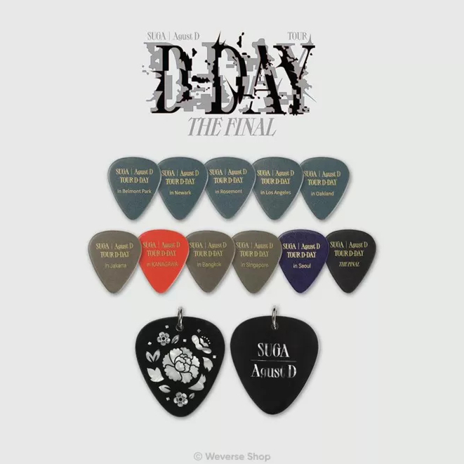 [READY] GUITAR PICK TOUR AGUSTD D'DAY Official Merch