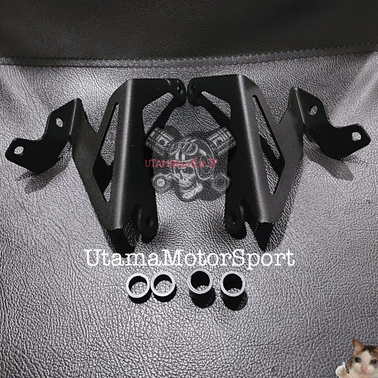Bracket Breket Kaki Lampu Tembak/Sorot Motor All New Nmax-155 2020-2022 Besi Tebal 3mm Anti Goyang