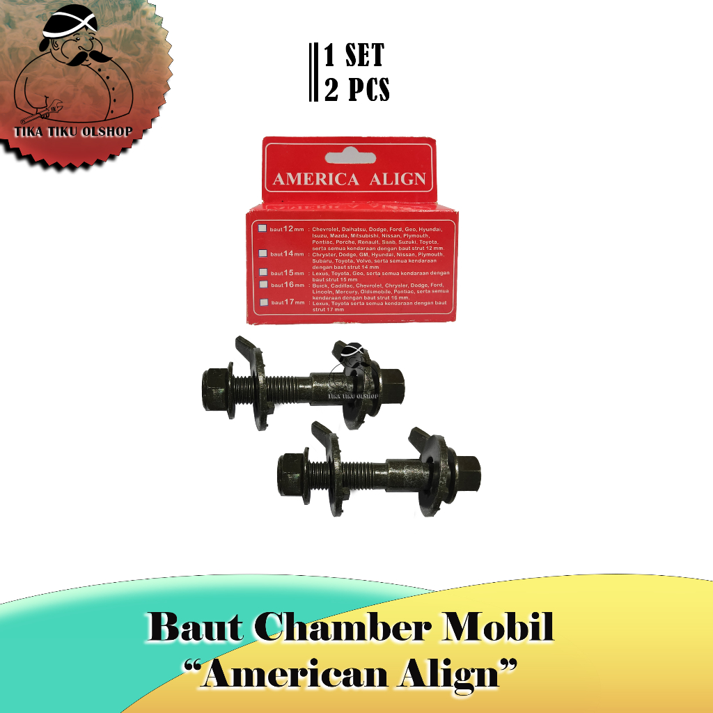 Baut Chamber spooring [1set=2 Pcs]