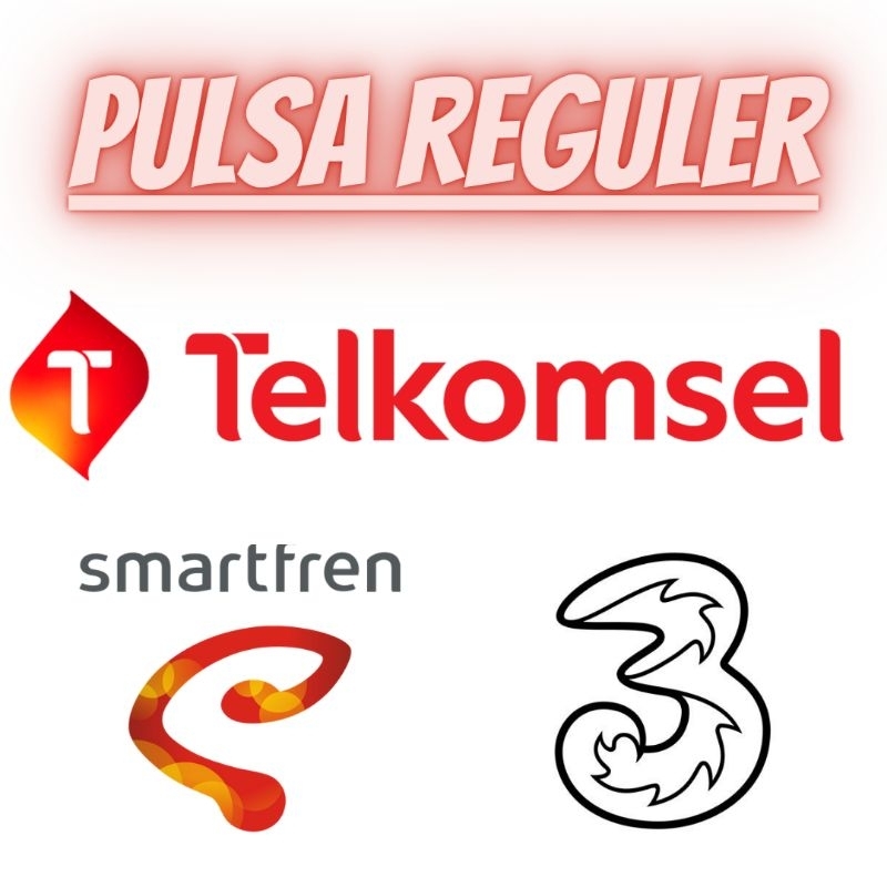 pulsa reguler telkomsel 5k 10k smatfren tri / pulsa murah / pulsa promo