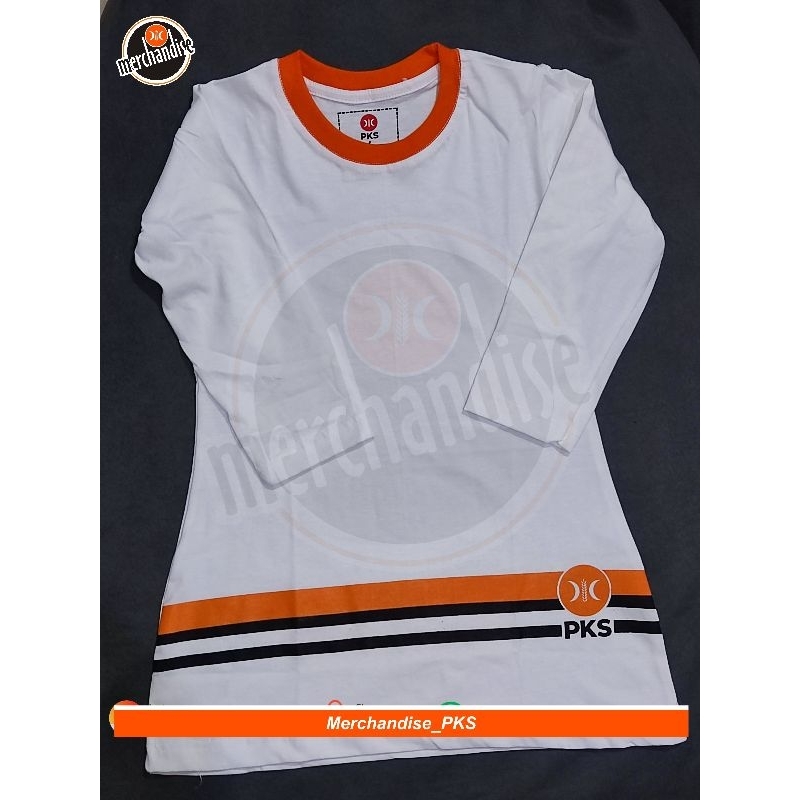 Kaos Tunik Anak PKS putih