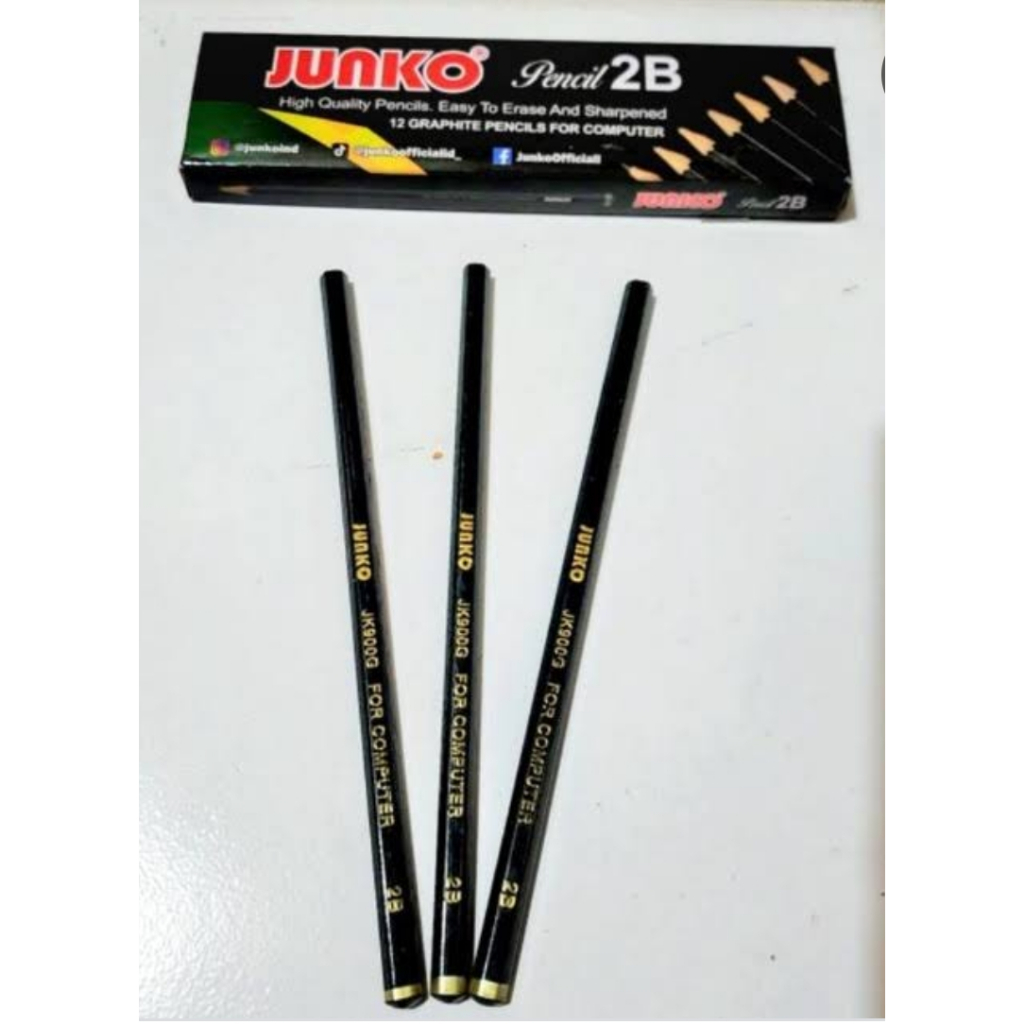 

Perlengkapan Tulis Pencil 2B Junko 1pak isi 12pcs