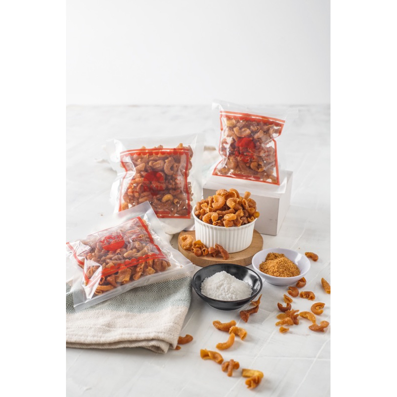 

MAKARONI ASIN GURIH 50gr | Makaroni Raja