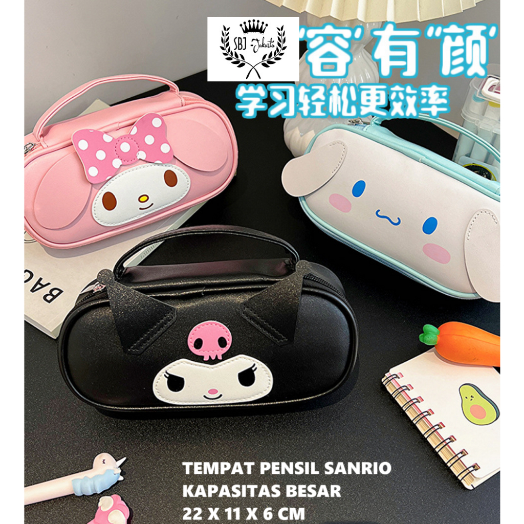 

Kotak pensil tempat pensil multifungsi Sanrio series kapasitas besar ORIGINAL LISENSI SANRIO Kts -