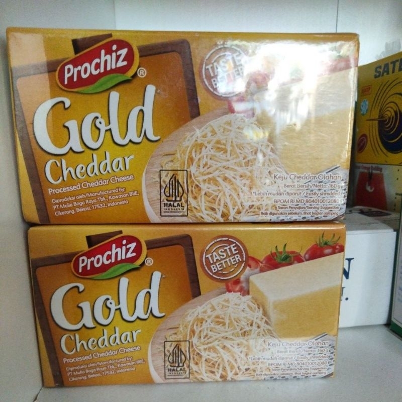 

Keju Prochiz gold cheddar 160 gram