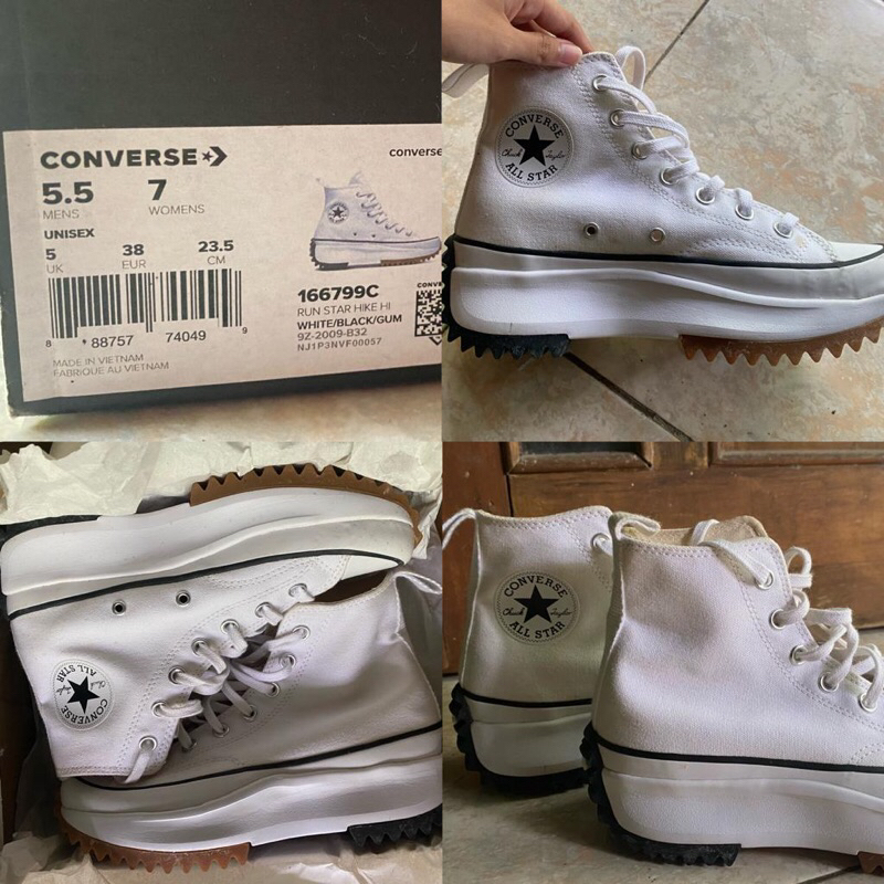 preloved sepatu converse run star hike