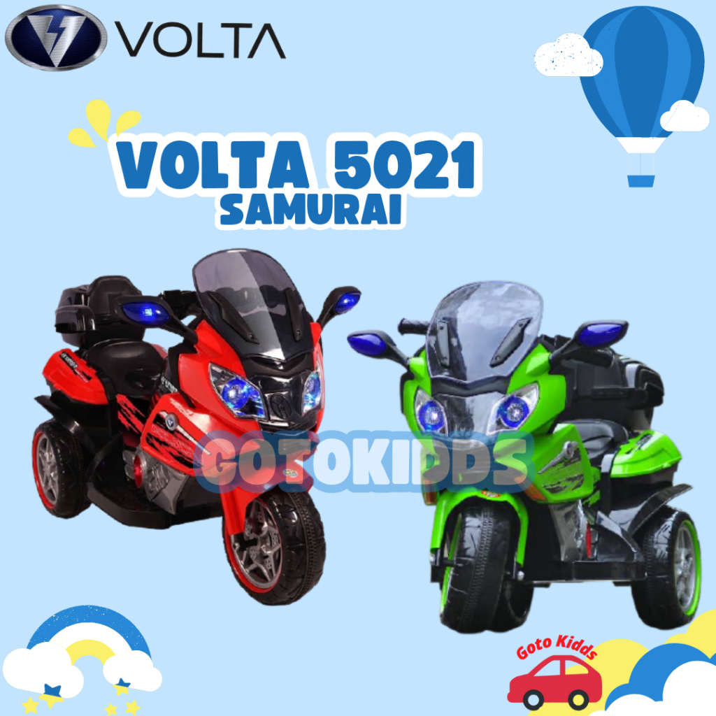 Maenan Motoran Aki Anak SAMURAI VOLTA 5021 12V
