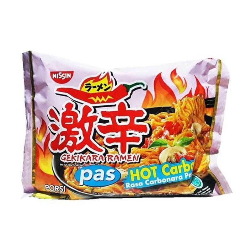 

gekikara ramen hot carbo nissin