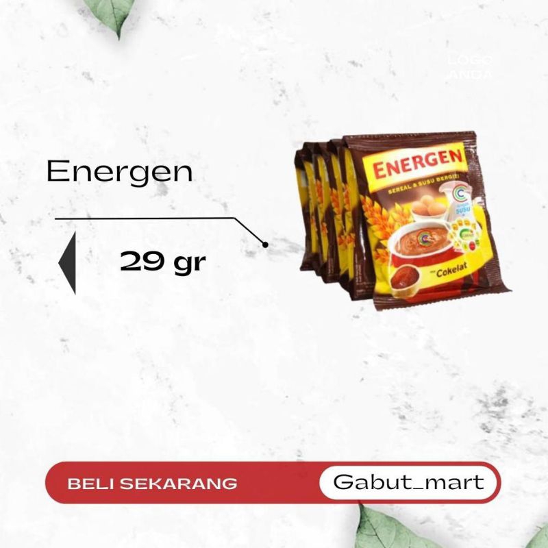 

Energen Sereal Rencengan isi 10