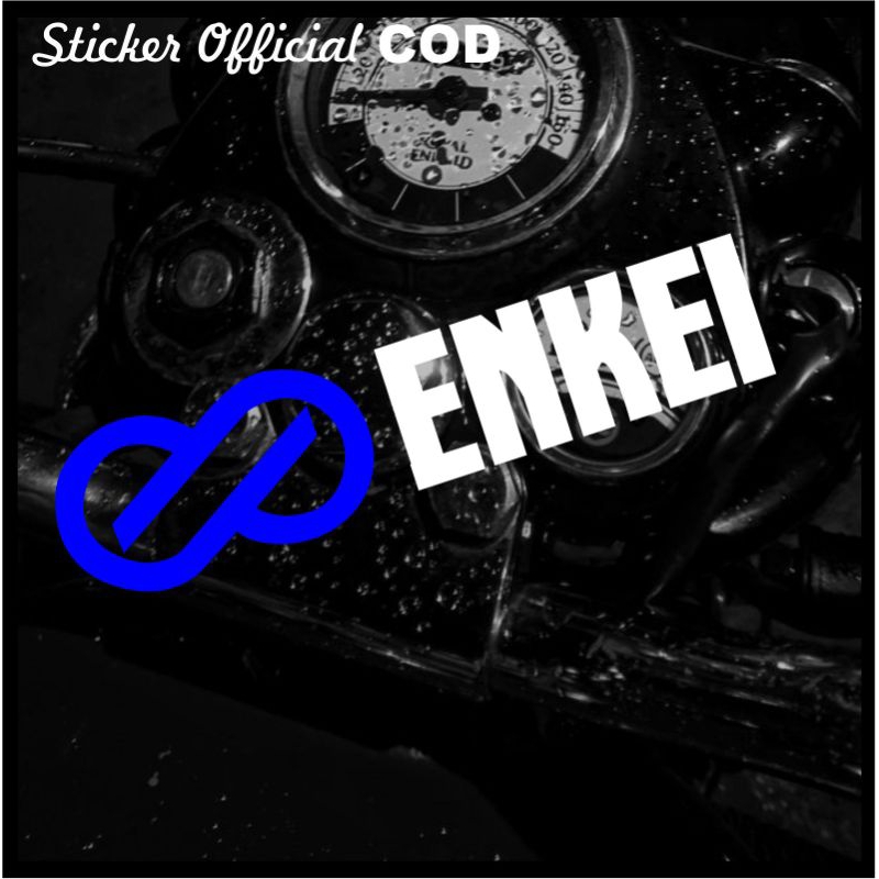 sticker enkei, logo enkei 1pcs