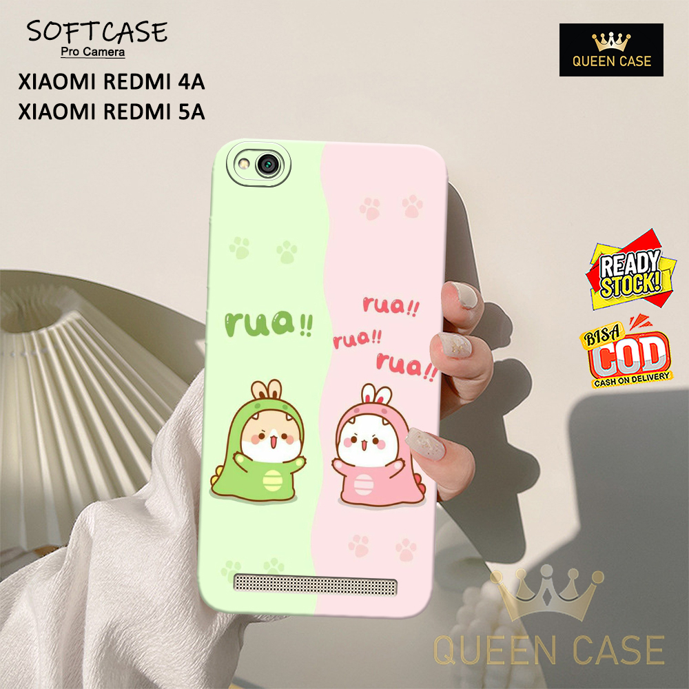 Softcase Pro Camera Kartun - Case Hp Xiaomi Redmi 4A / Redmi 5A - Casing Hp Xiaomi Redmi 4A / Redmi 