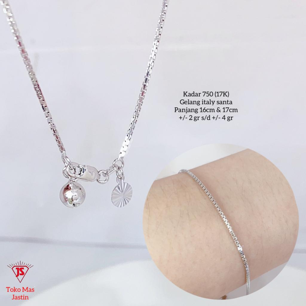 gelang new italy santa kadar 17k/750