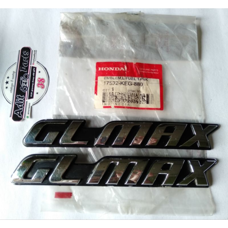 Emblem tangki gl max ori original