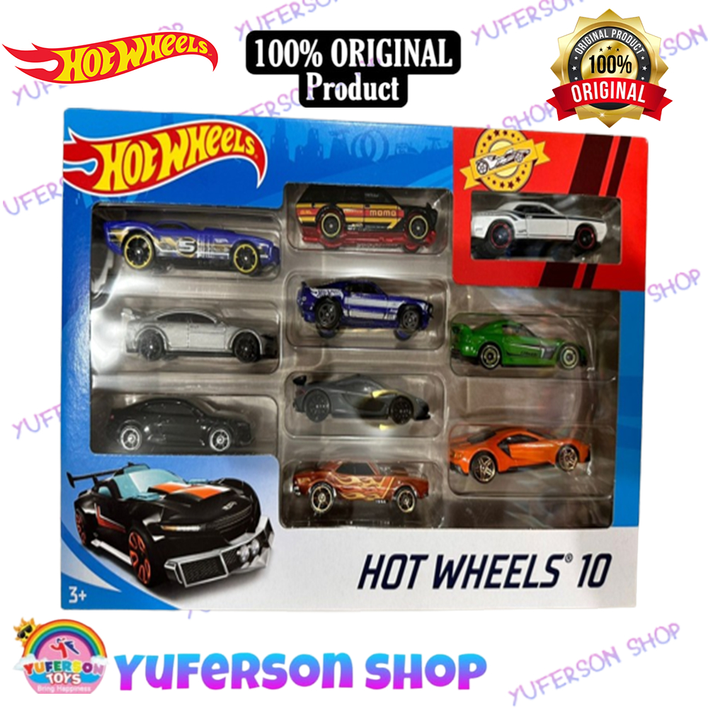 HotWheels Hot Wheels 54886 1:64 Scale 10 Cars Pack Murah