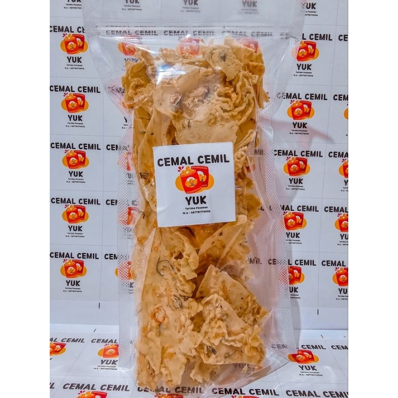

Rempeyek Rebon Rawit