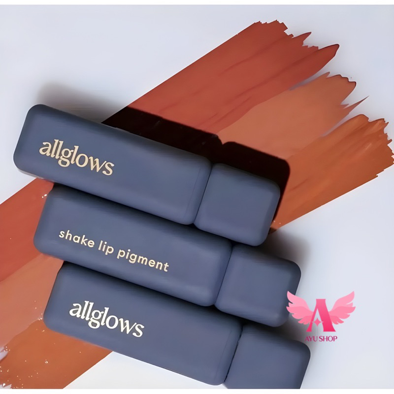 ALLGLOWS SLP Shake Lip Pigment (Liquid Lipstick)  Protea Primrose Scarlet Hibiscus ORIGINAL