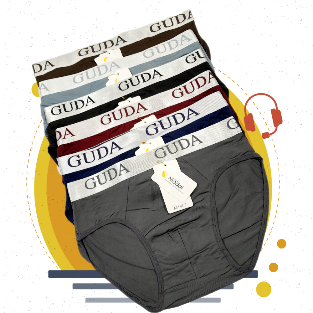 celana dalam pria 3pcs,6pcs,12pcs/celana dalam pria GUDA