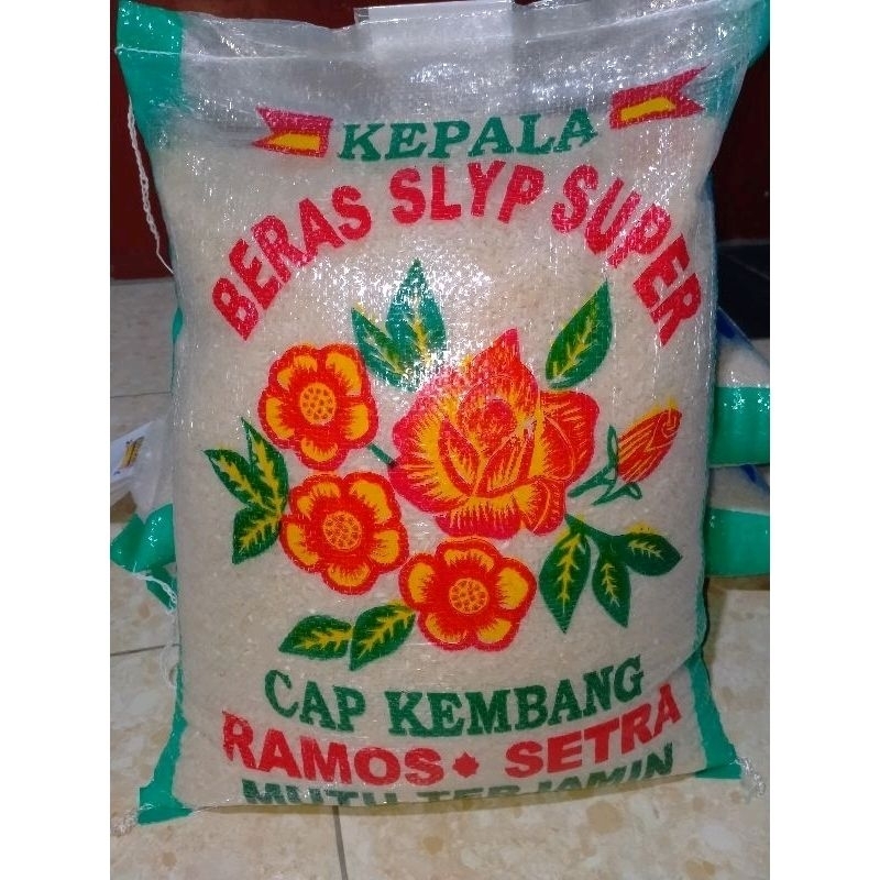 

Beras Cap Kembang / Bunga Setra Ramos 10 kg ~ 13,28 Liter