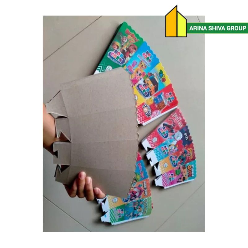 

300 LEMBAR KERTAS POPCORN 12 × 6 PAPER CRAFT KARTON POPCORN BERKUALITAS | KARDUS KEMASAN POPCORN UKURAN 12 × 6 PRODUK TERBARU | CENTRAL JAYA ABADI | ARINA SHIVA GROUP 1131