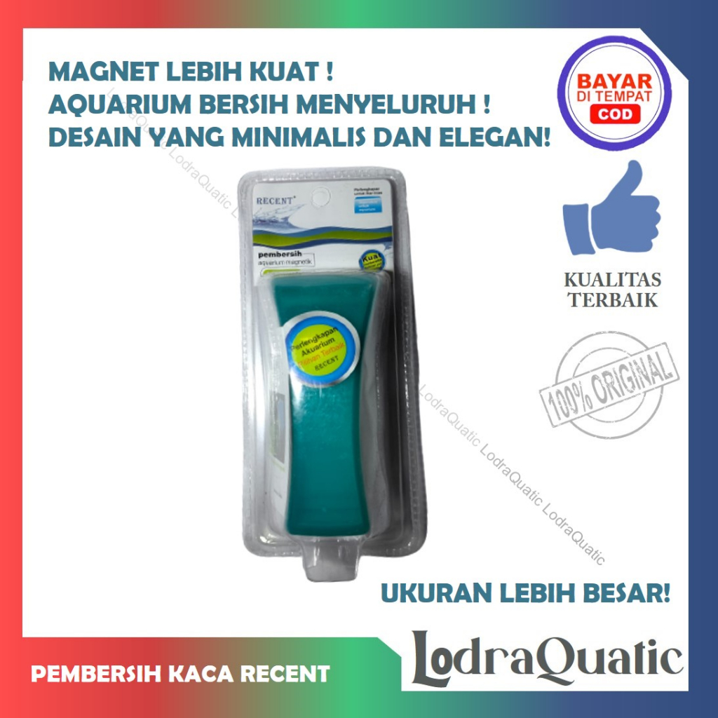 PEMBERSIH KACA MAGNET AQUARIUM RECENT MC-09 PEMBERSIH KACA AQUARIUM MAGNET PEMBERSIH AQUARIUM MAGNET