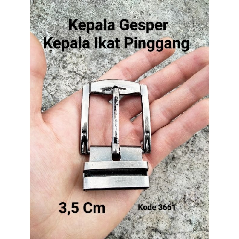 Kepala Ikat Pinggang Kepala Sabuk Ikat Pinggang Kepala Gesper Sabuk Pria 3,5 Cm Gesper Besi Ikat Pin