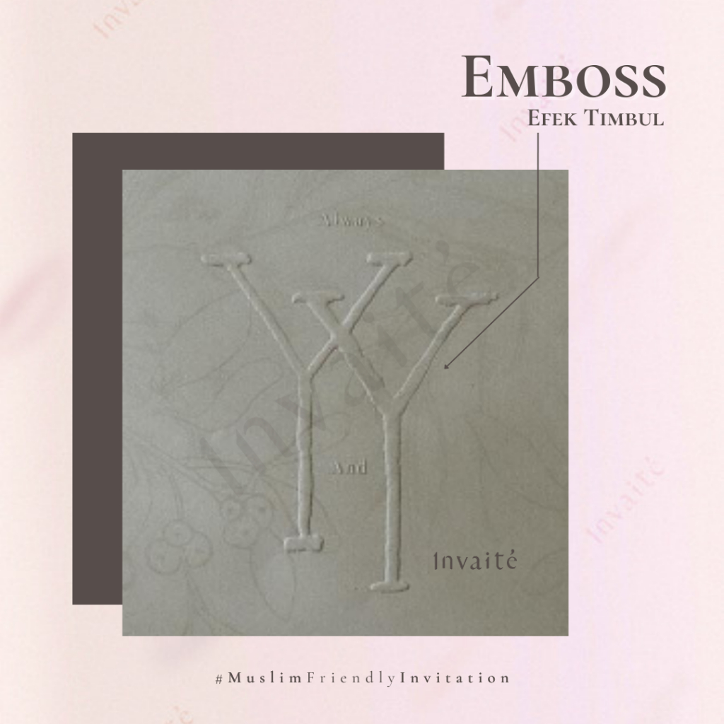

Finishing Emboss | Cetak Timbul | Efek Timbul Undangan Cetak Pernikahan