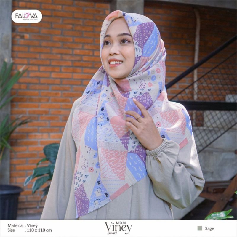 FALOVA - Hijab Segiempat Motif
