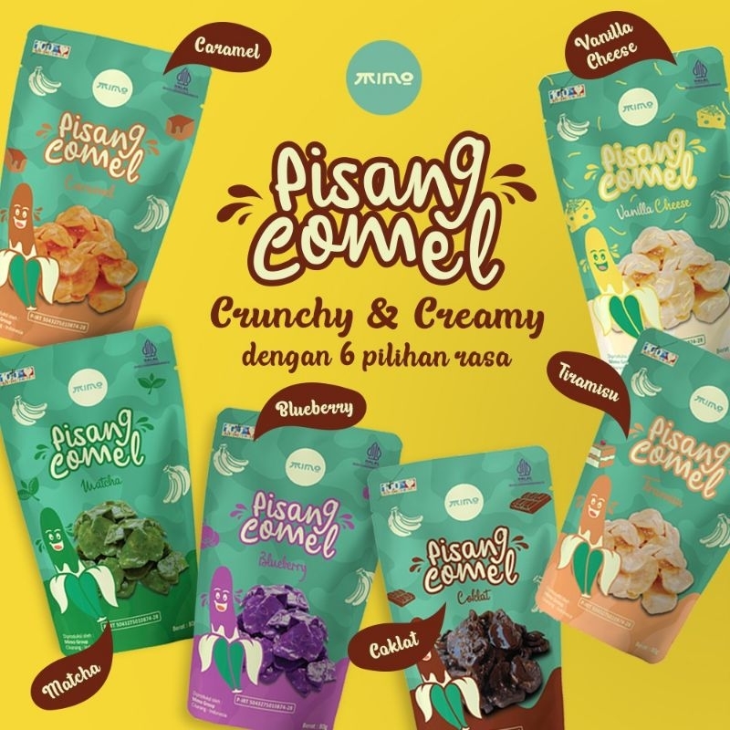 

PROMO!! Pisang Comel ( Keripik pisang coklat meler )