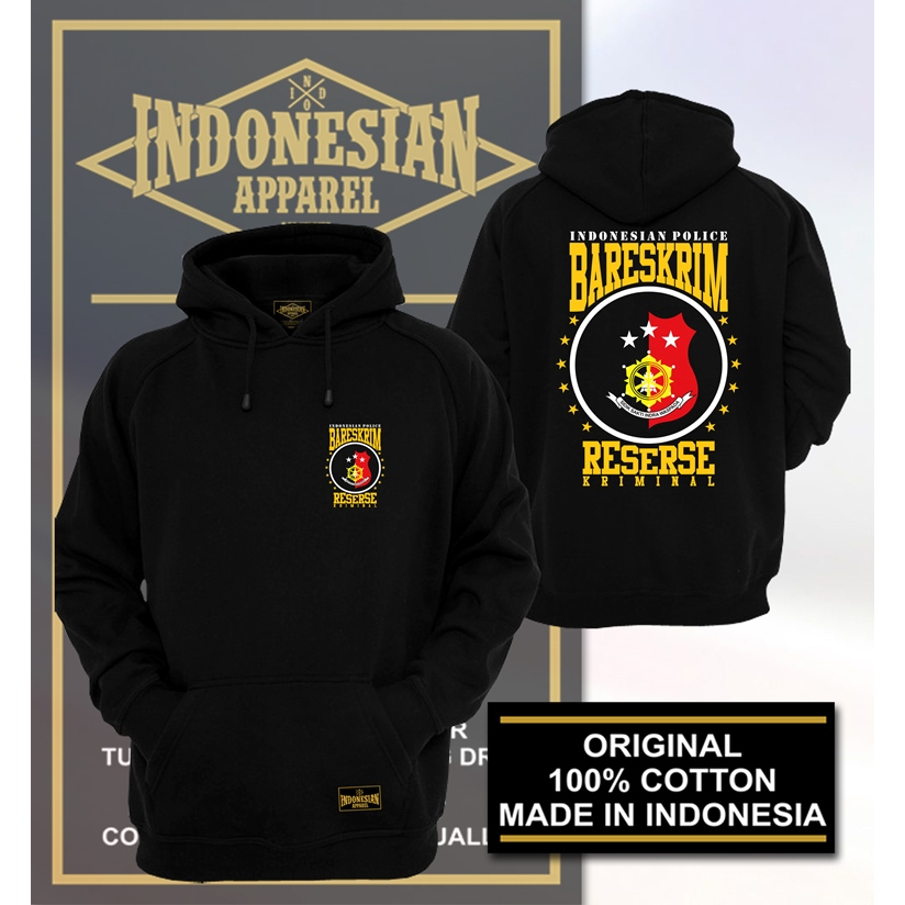 hoodie bareskrim polri jaket distro polisi premium