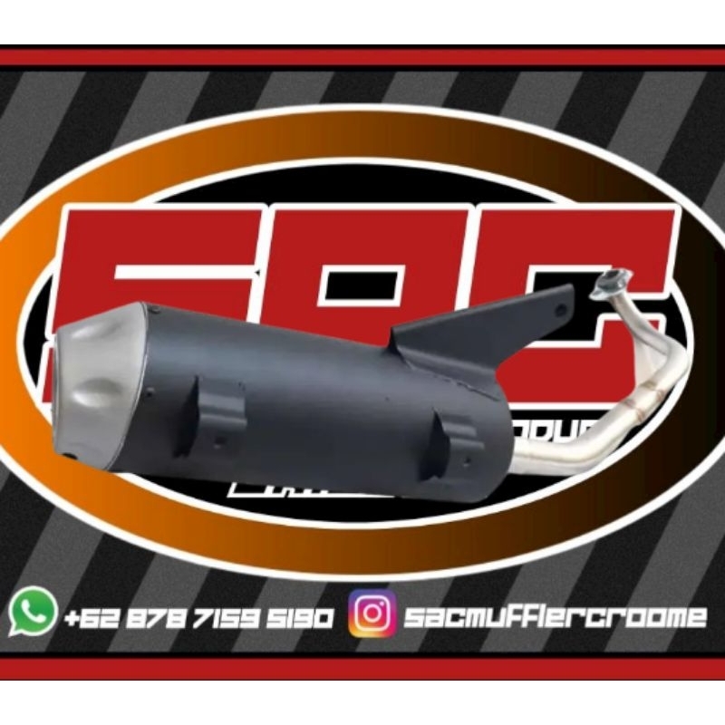 kenalpot CMS model TZM por beat,scoopy,varled110