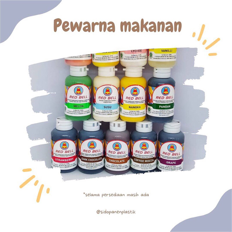 

redbell pewarna makanan