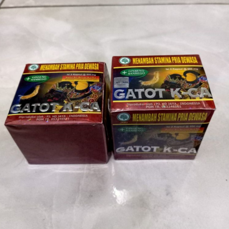 Kapsul Gatot KCA GATOTKACA KAPSUL GATOT KACA HERBAL K-ca Original 100% Jamu Obat Herbal Pria Dewasa 
