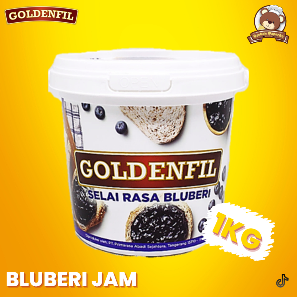 

Goldenfill Blueberry Jam Selai Buah Blueberi 1Kg