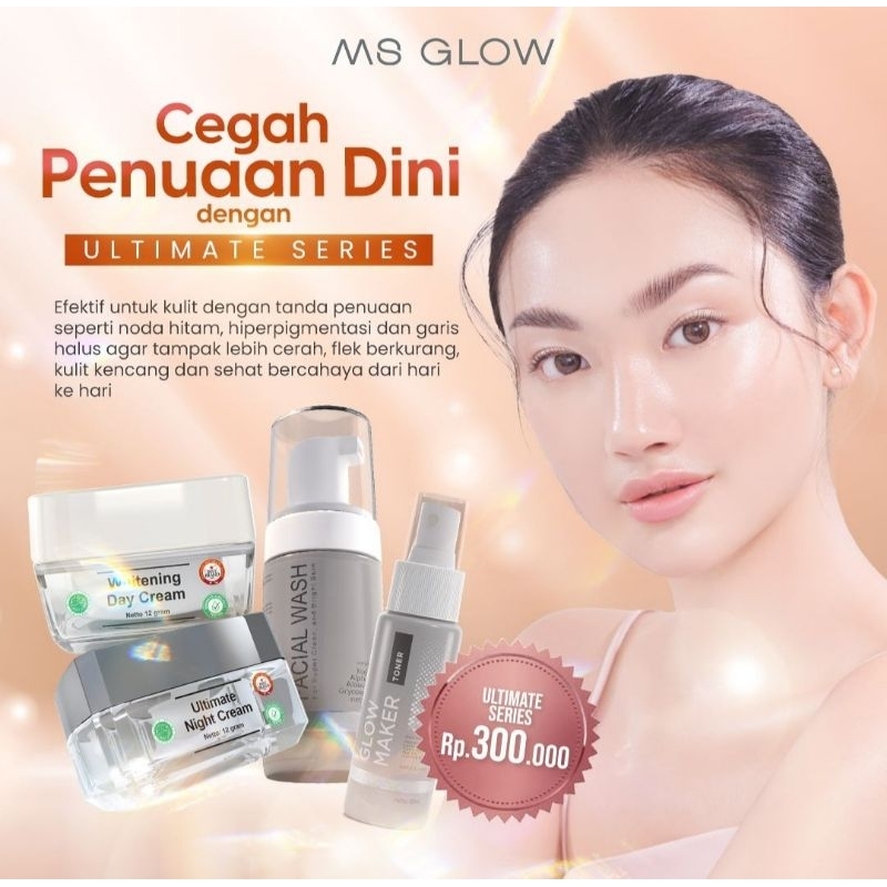 MS GLOW PAKET ULTIMATE MS GLOW ORIGINAL