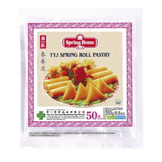 

Spring Home Roll Pastry 5" Kecil (Kulit Lumpia 50's)