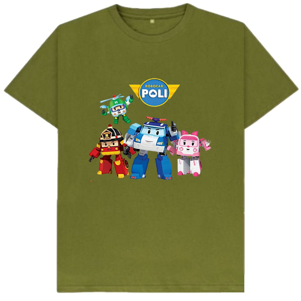 Baju Kaos Anak Umur 1-10 Tahun Kaos Anak Laki Laki & Perempuan Motif Outer Space Distro Warna H-Army
