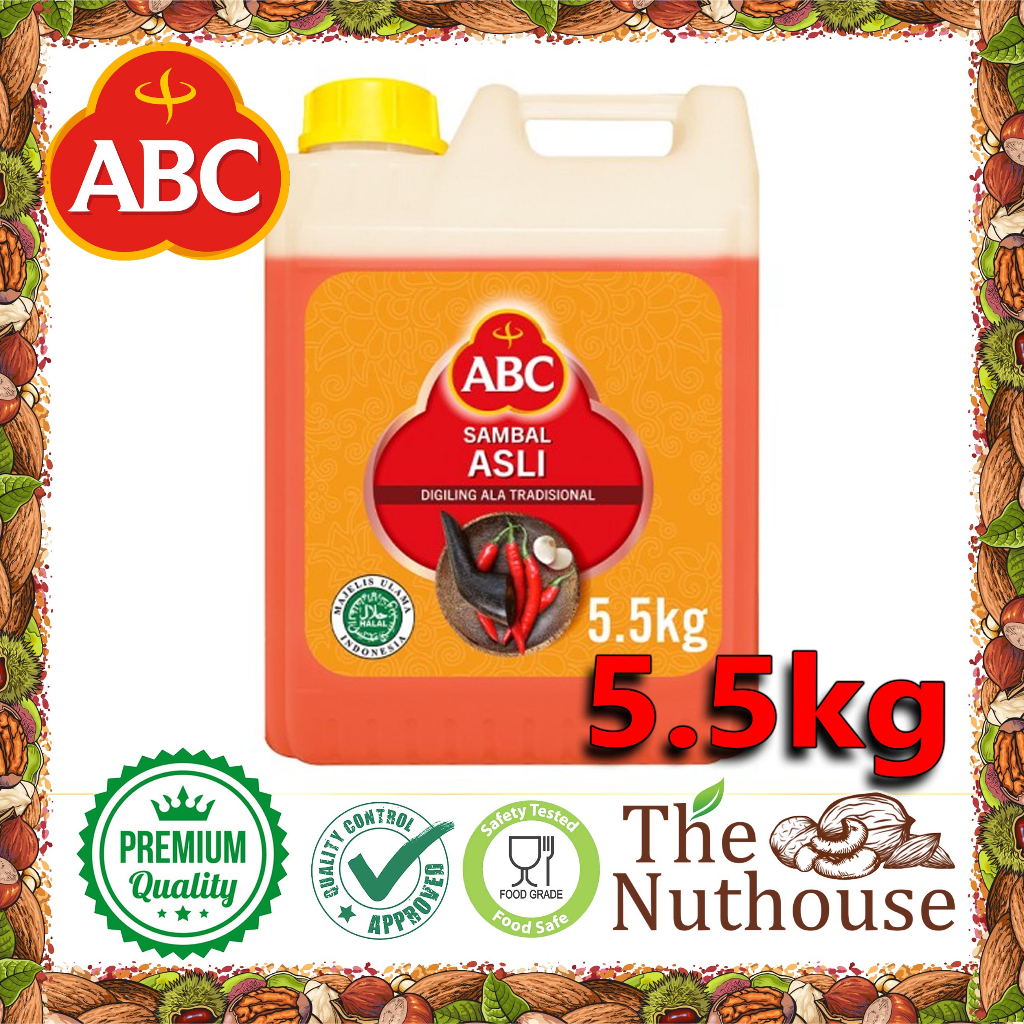 

ABC Saus Sambal Asli 5.5kg [Jerigen 5,5 kg]