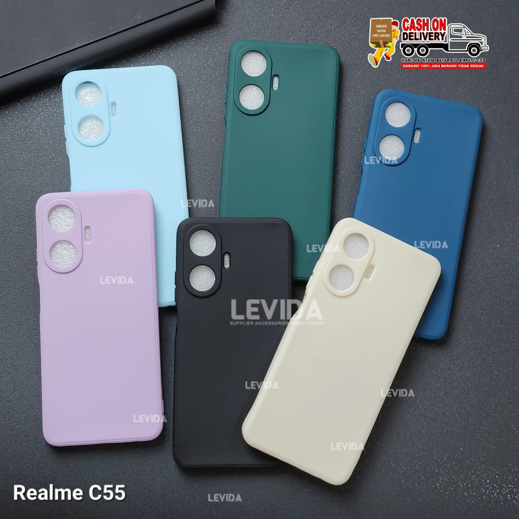 Realme C55 Nfc Realme 7I Realme C17 Softcase Macaron Square / Case Square Edge Case Realme C55 Nfc R
