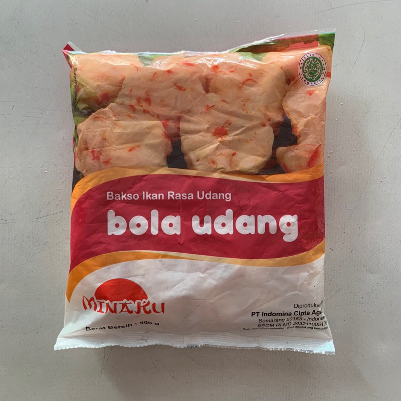 

Minaku Bola Udang 500gr