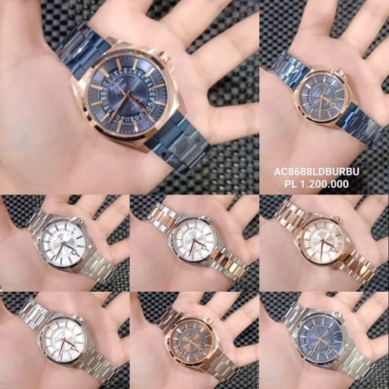 Jam Tangan Alexandre Christie Ac 8688 / Ac8688 Original Include box