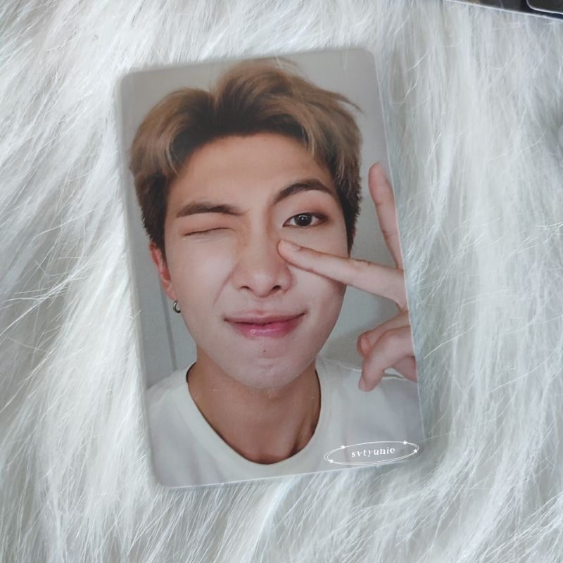 PC PHOTOCARD NAMJOON RM BLU-RAY MEMORIES 2019 BR19