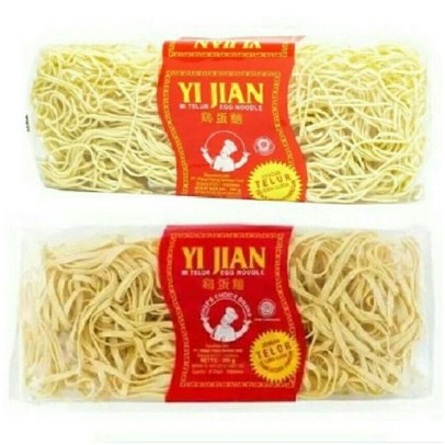 

Mie Telor Yi Jian Kecil / Lebar 200 gram