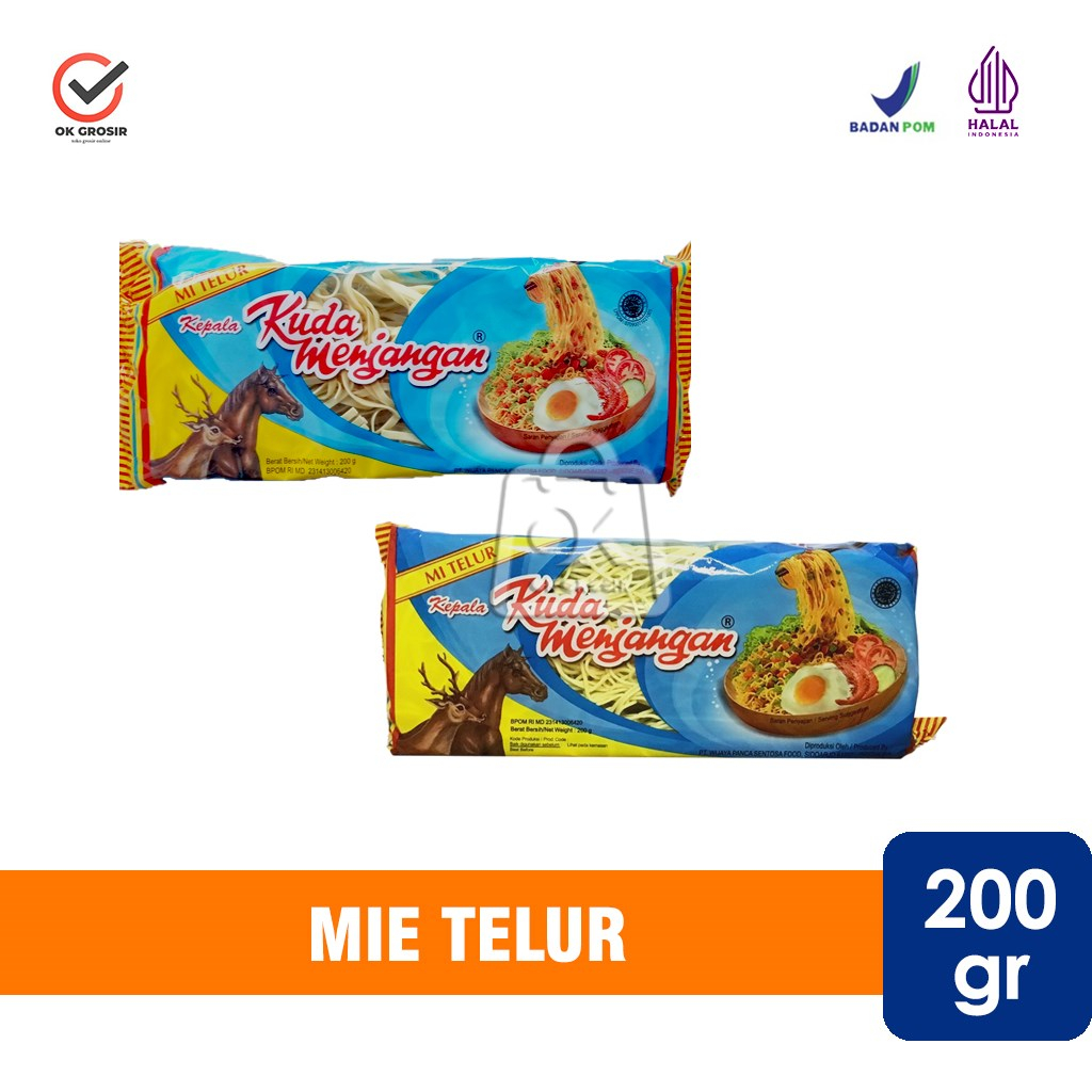 

Mie Telor Kuda Menjangan / Mie Menjangan (200 gr)