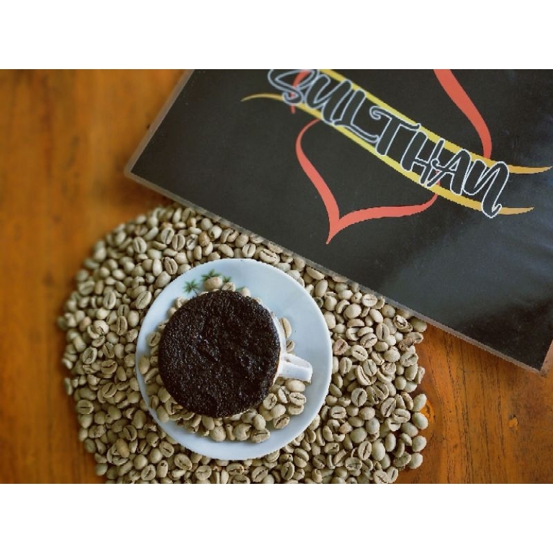 Biji kopi mentah robusta kualitas premium grade A 1kg