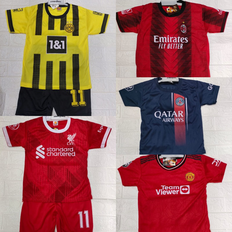 SETELAN JERSEY BOLA ANAK / SERAGAM BOLA FUTSAL KIDS