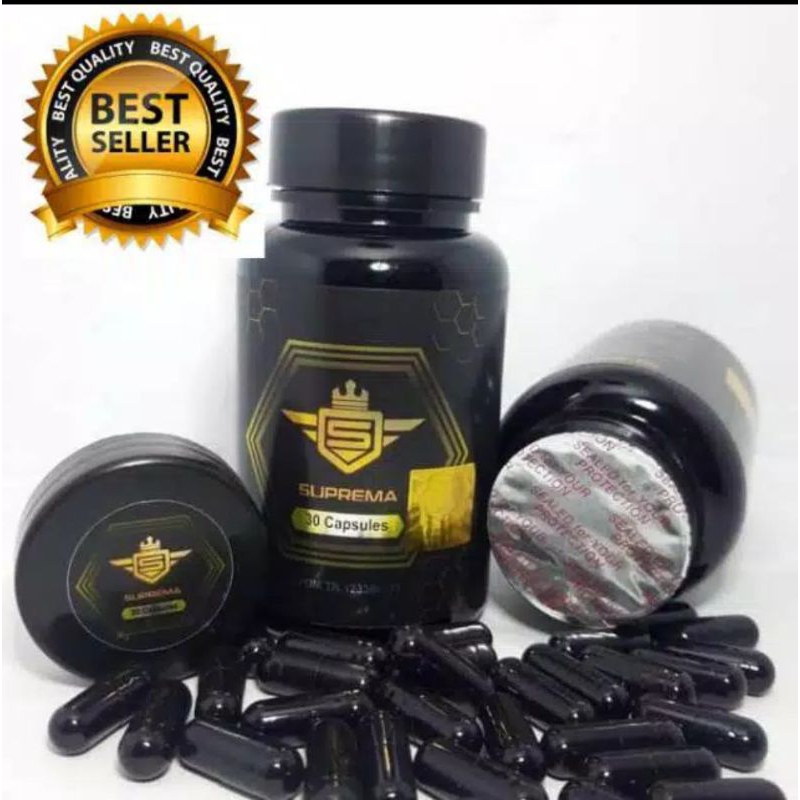 SUPREMA ASLI 100% ORIGINAL SUPLEMEN HERBAL BPOM KUAT BESAR OBAT TAHAN LAMA