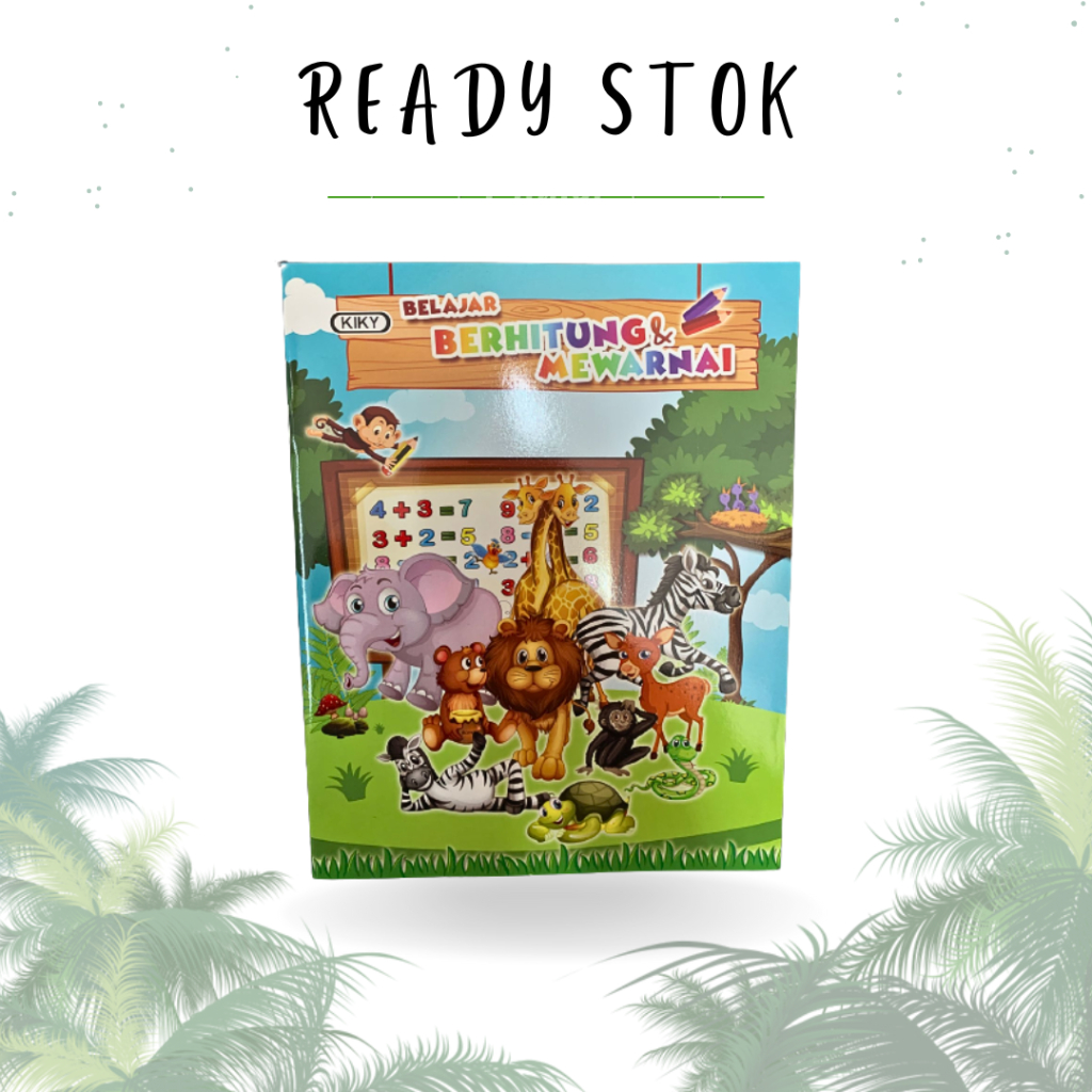 

BUKU LATIHAN MEWARNAI & BERHITUNG BACA TULIS "KIKY