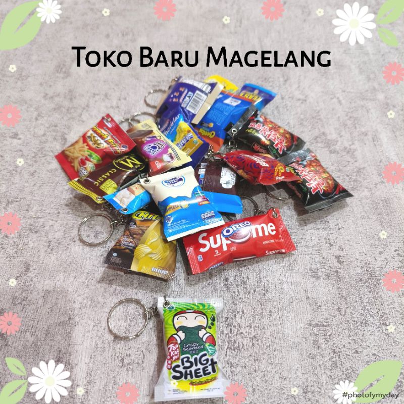 Gantungan Kunci Miniatur Snack